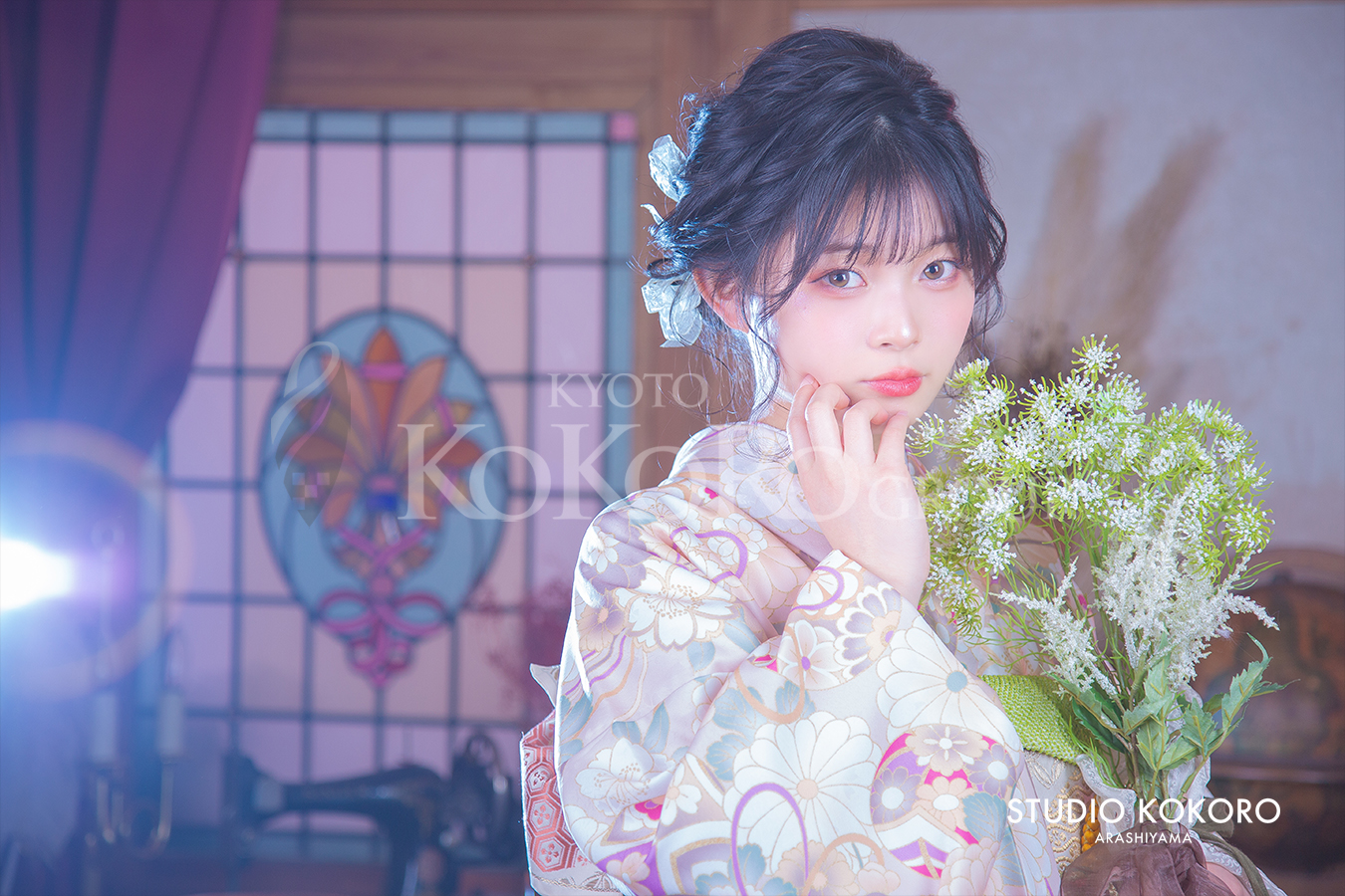 京都　嵐山　十三参り　撮影