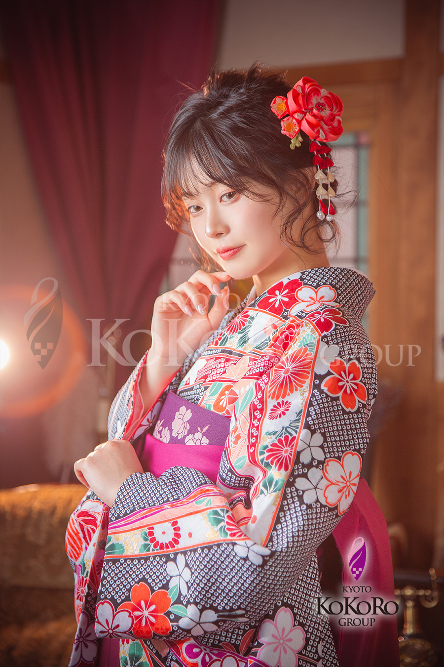 京都　嵐山　十三参り　撮影