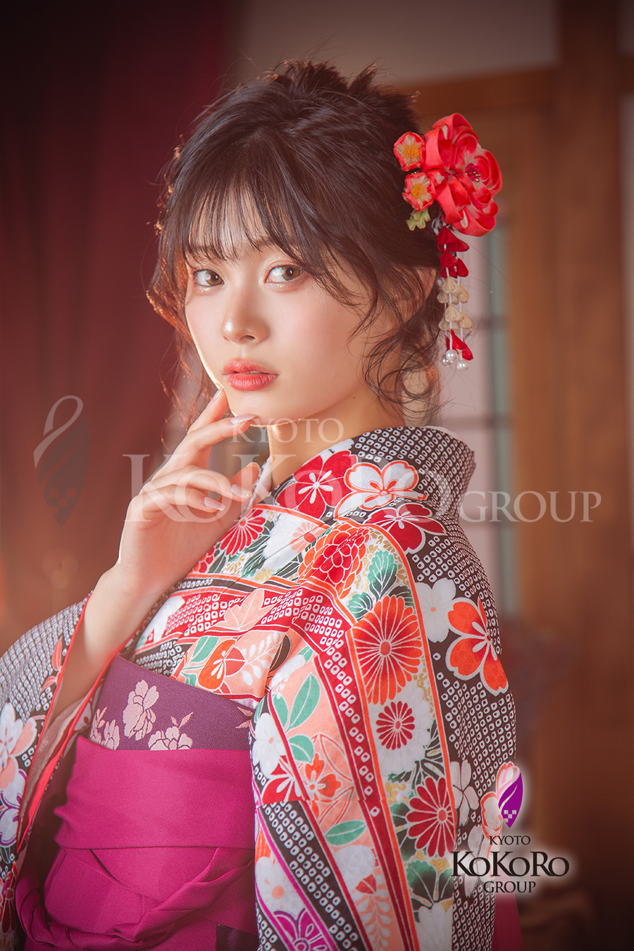 京都　嵐山　十三参り　撮影