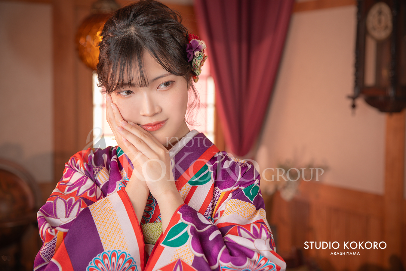 京都　嵐山　十三参り　撮影