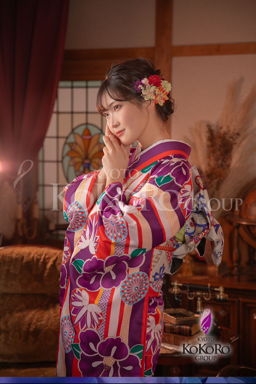 京都　嵐山　十三参り　撮影