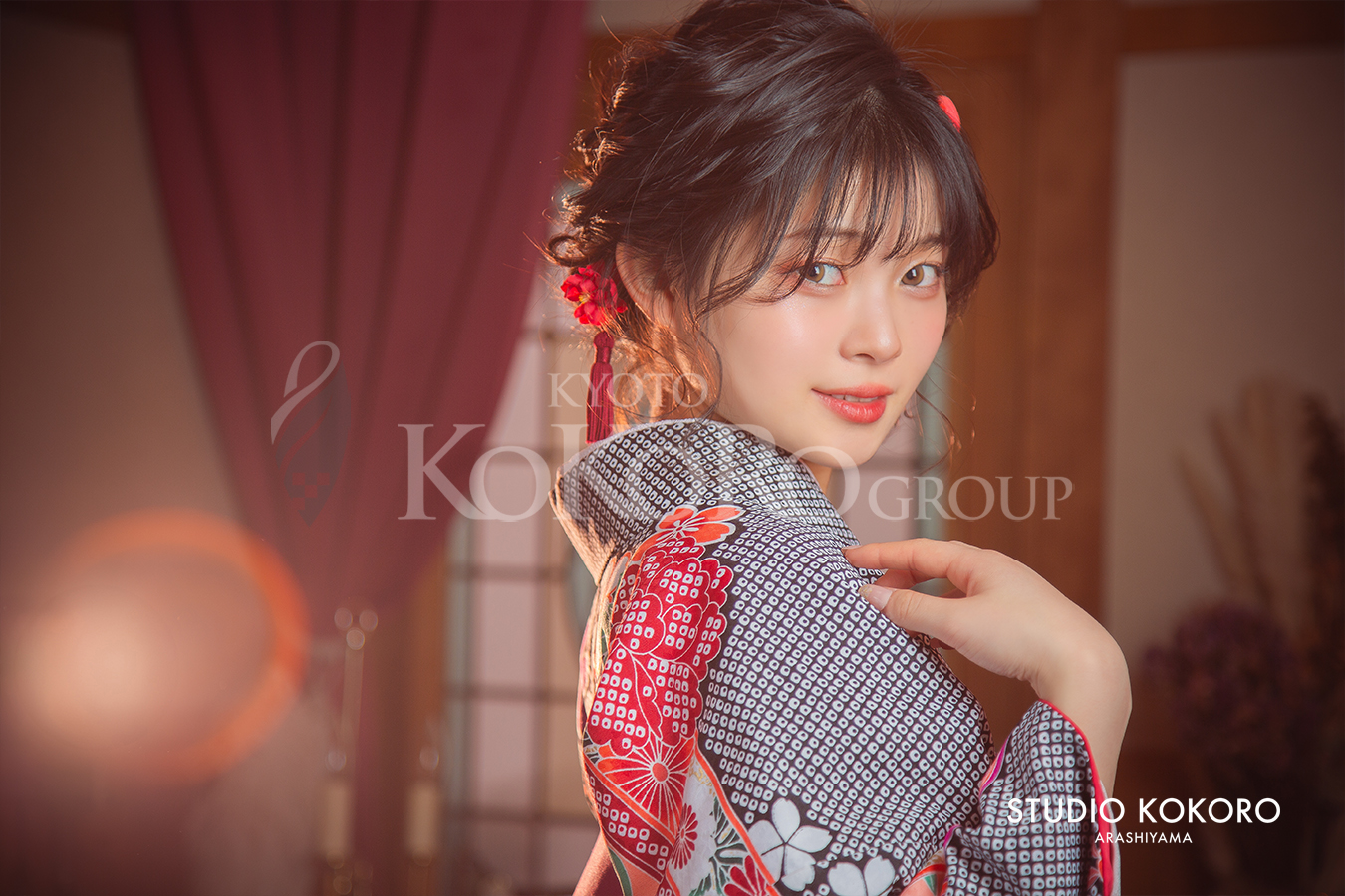 京都　嵐山　十三参り　撮影