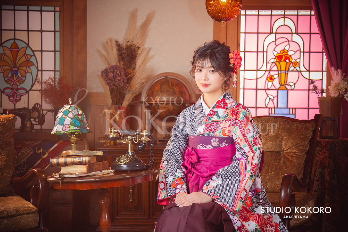 京都　嵐山　十三参り　撮影