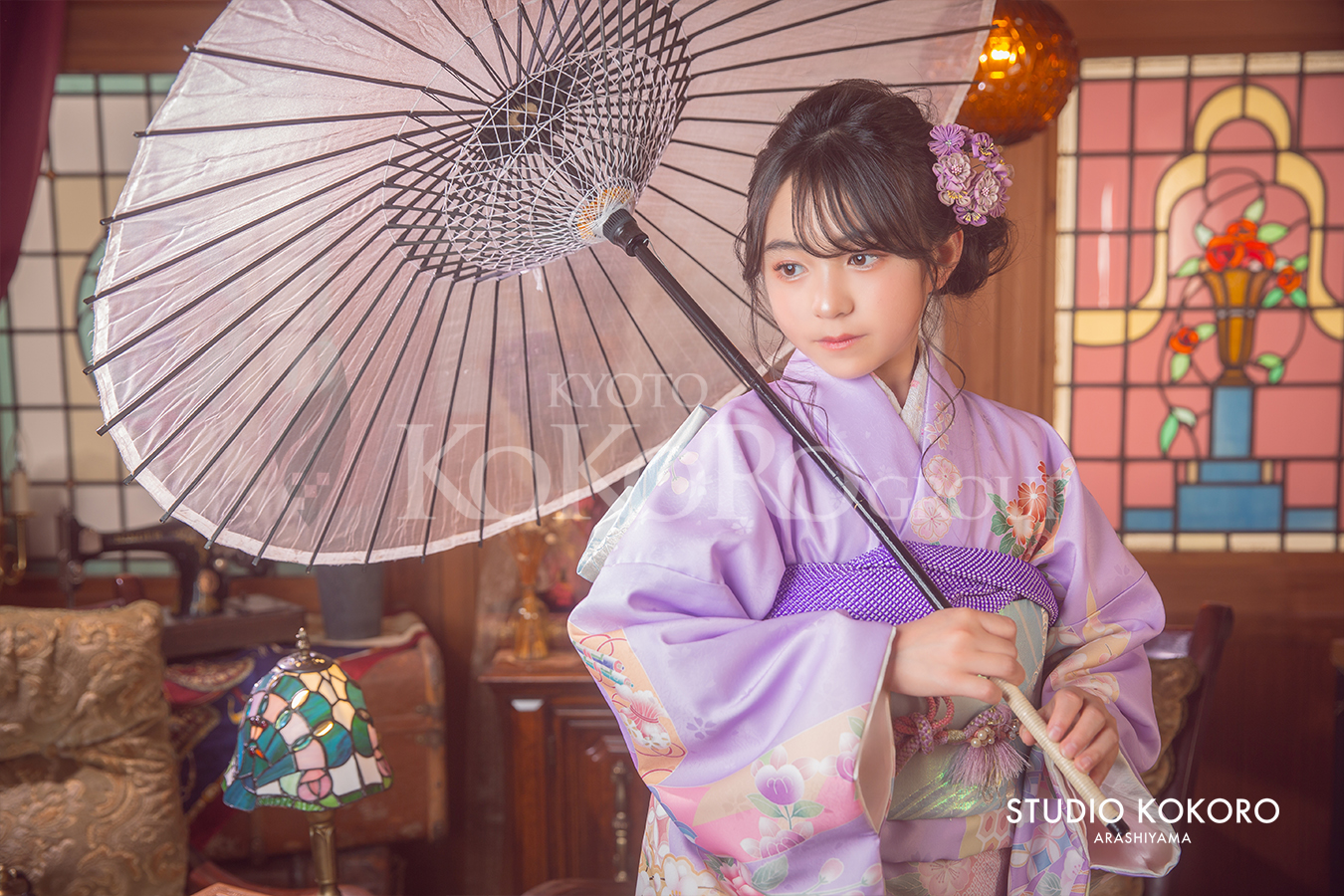 京都　嵐山　十三参り　撮影