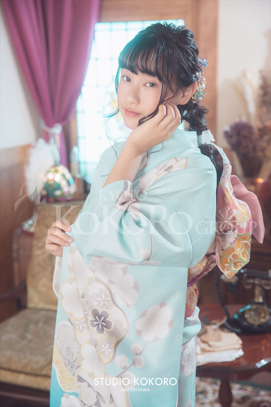 京都　嵐山　十三参り　撮影