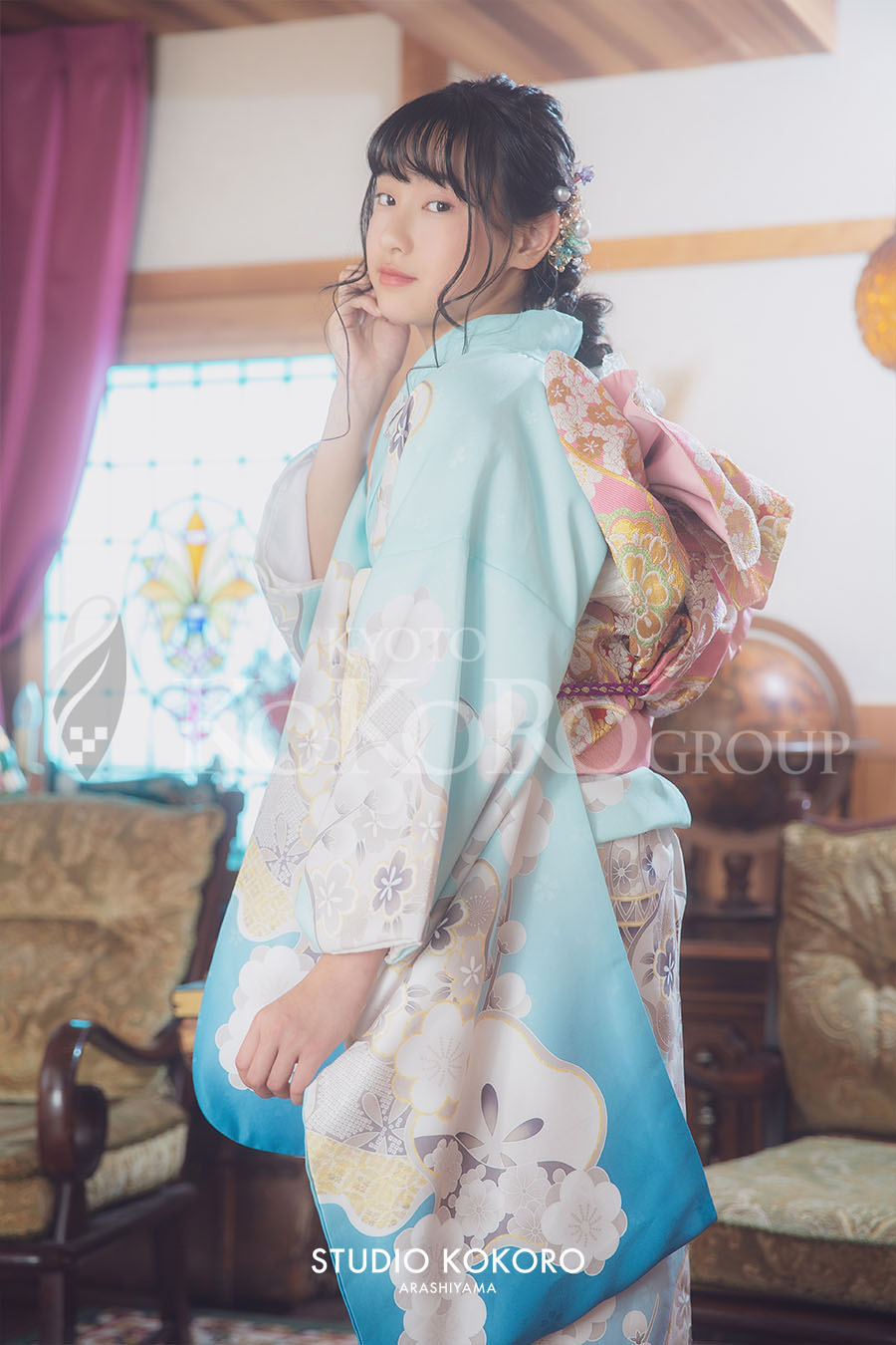 京都　嵐山　十三参り　撮影