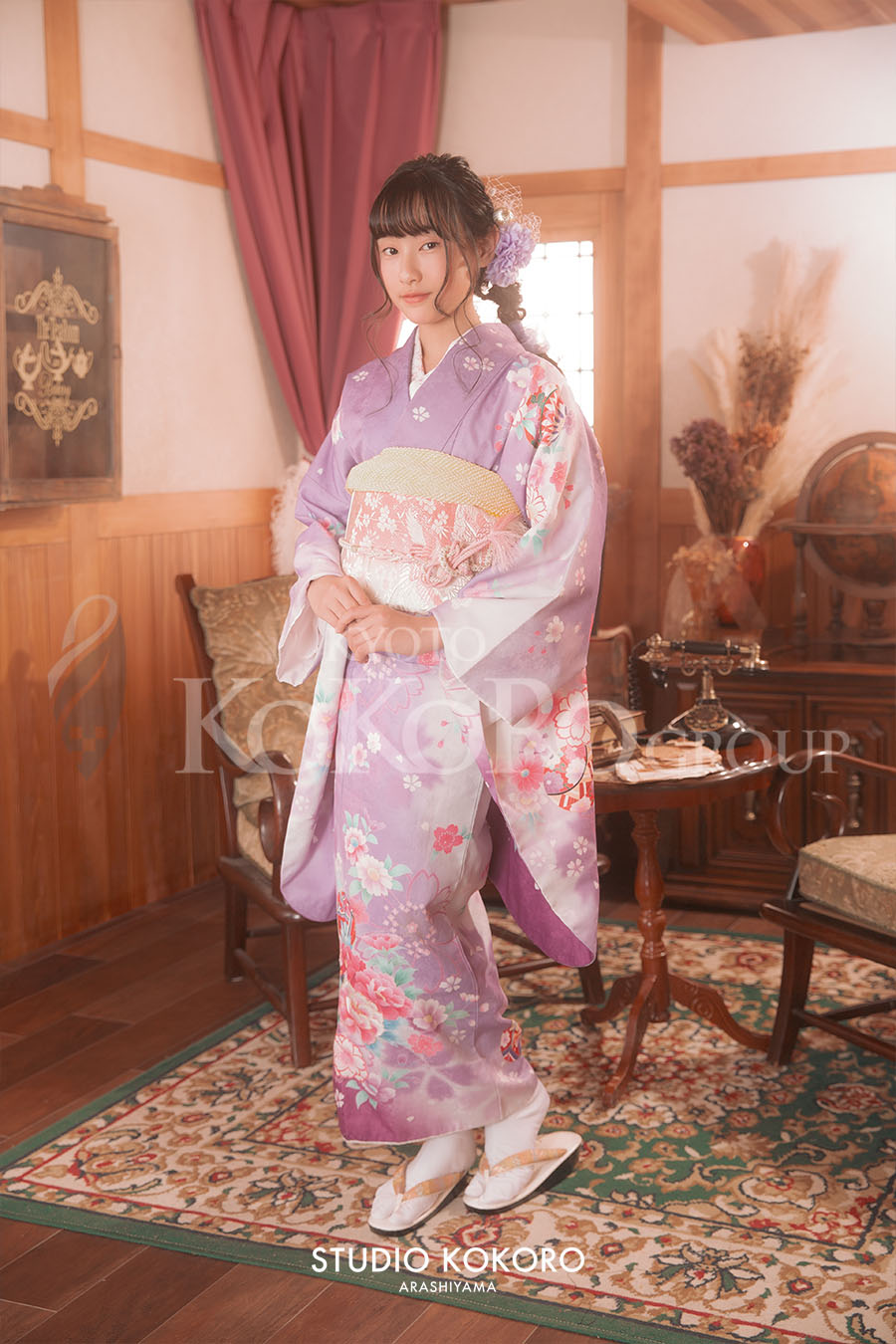 京都　嵐山　十三参り　撮影