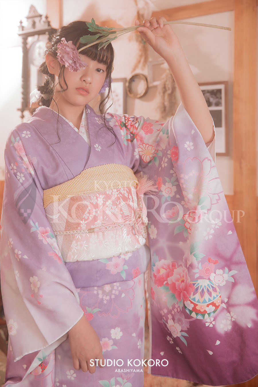 京都　嵐山　十三参り　撮影