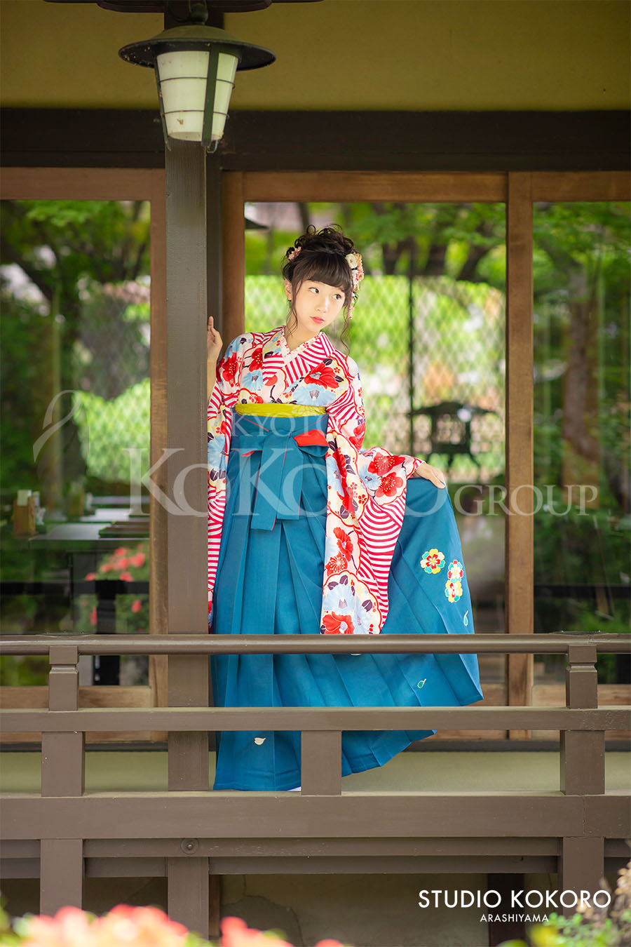 京都嵐山　十三参り　野外撮影