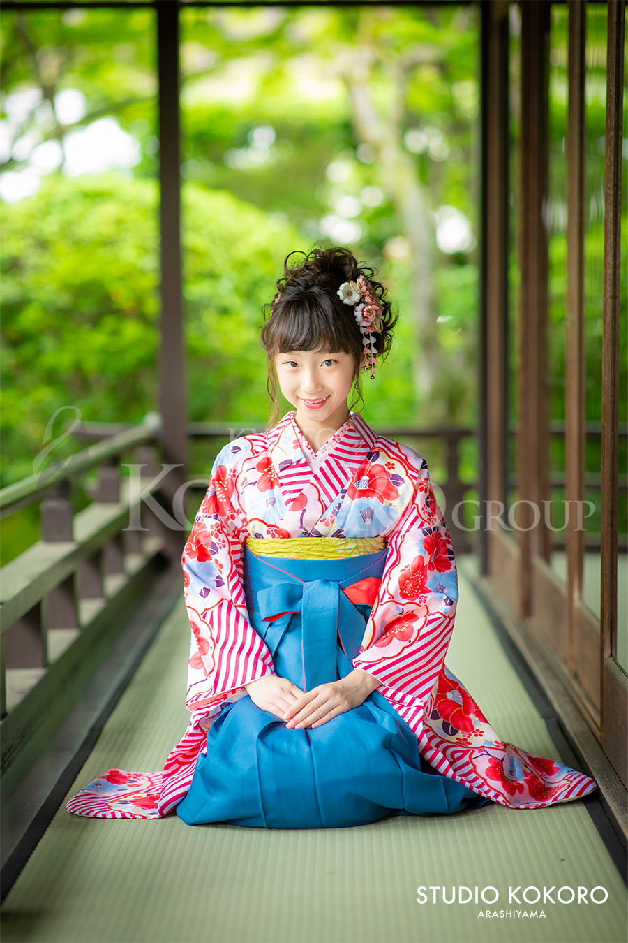 京都嵐山　十三参り　野外撮影