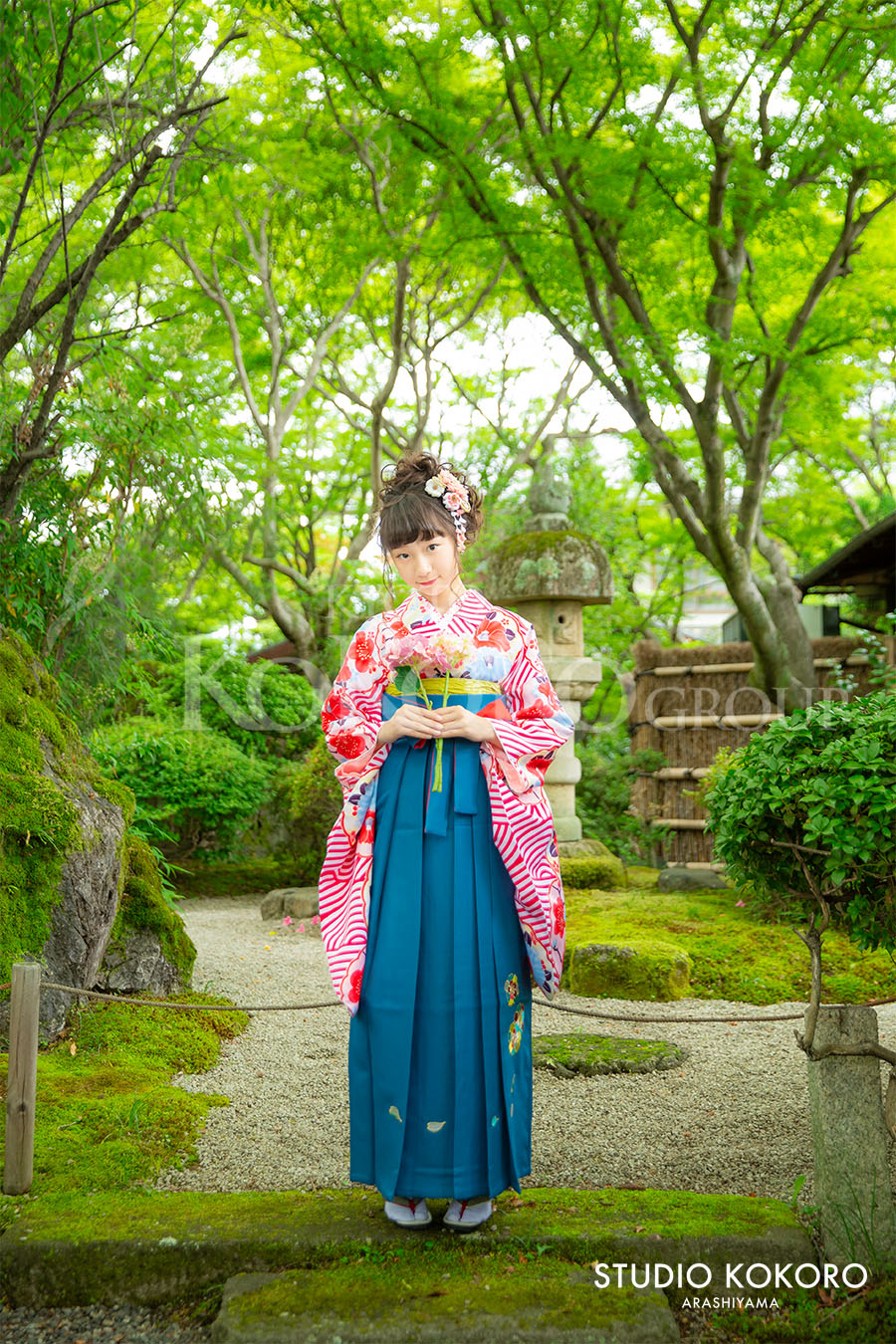 京都嵐山　十三参り　野外撮影